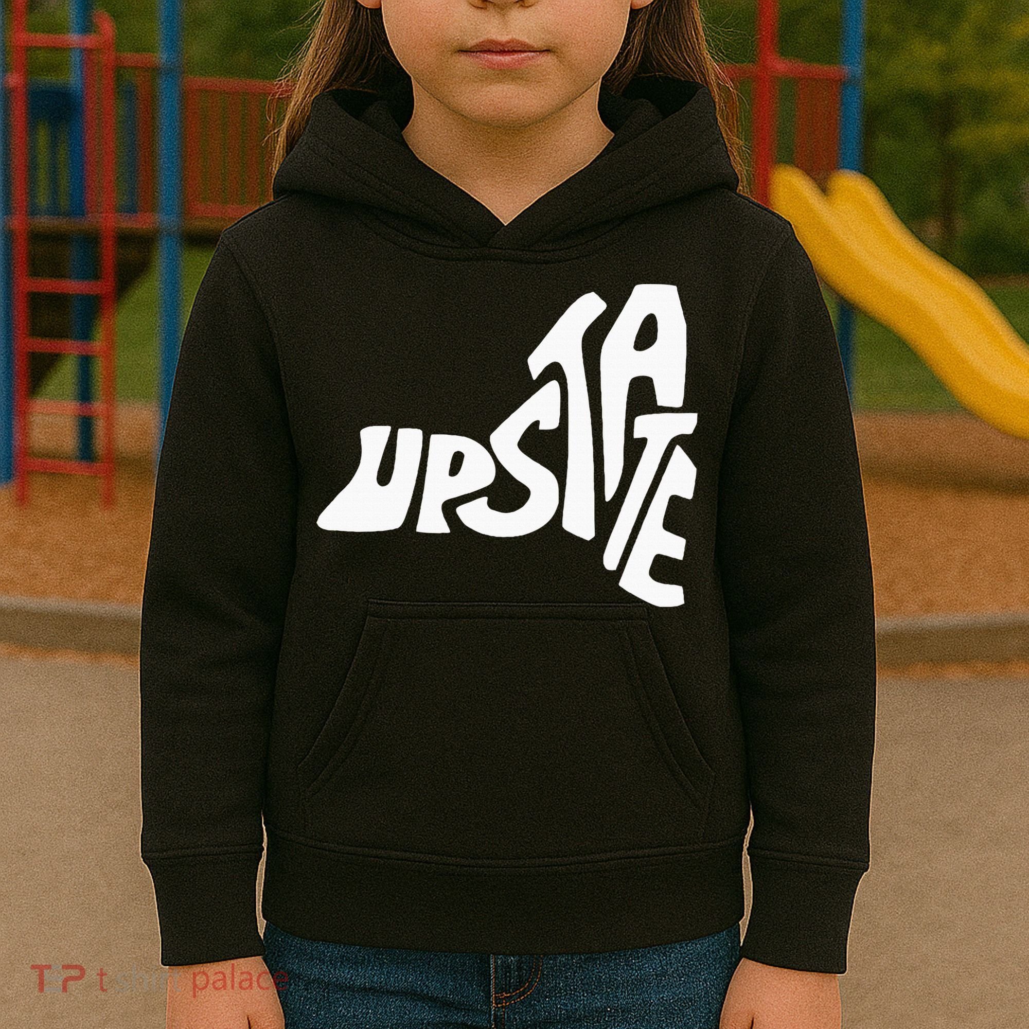 Upstate New York Ny State Shape Kids Hoodie