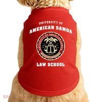 University Of American Samoa Law School Gift Doggie Tank thumb 0