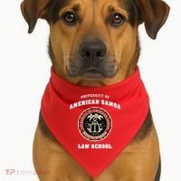 University Of American Samoa Law School Gift USA-Made Doggie Bandana thumb 1