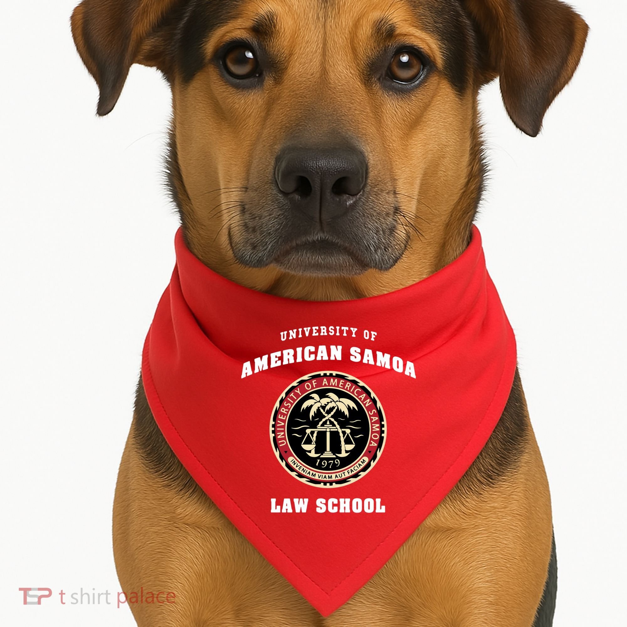 University Of American Samoa Law School Gift USA-Made Doggie Bandana