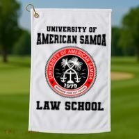 University Of American Samoa Law School Better Call Saul Golf Towel thumb 1