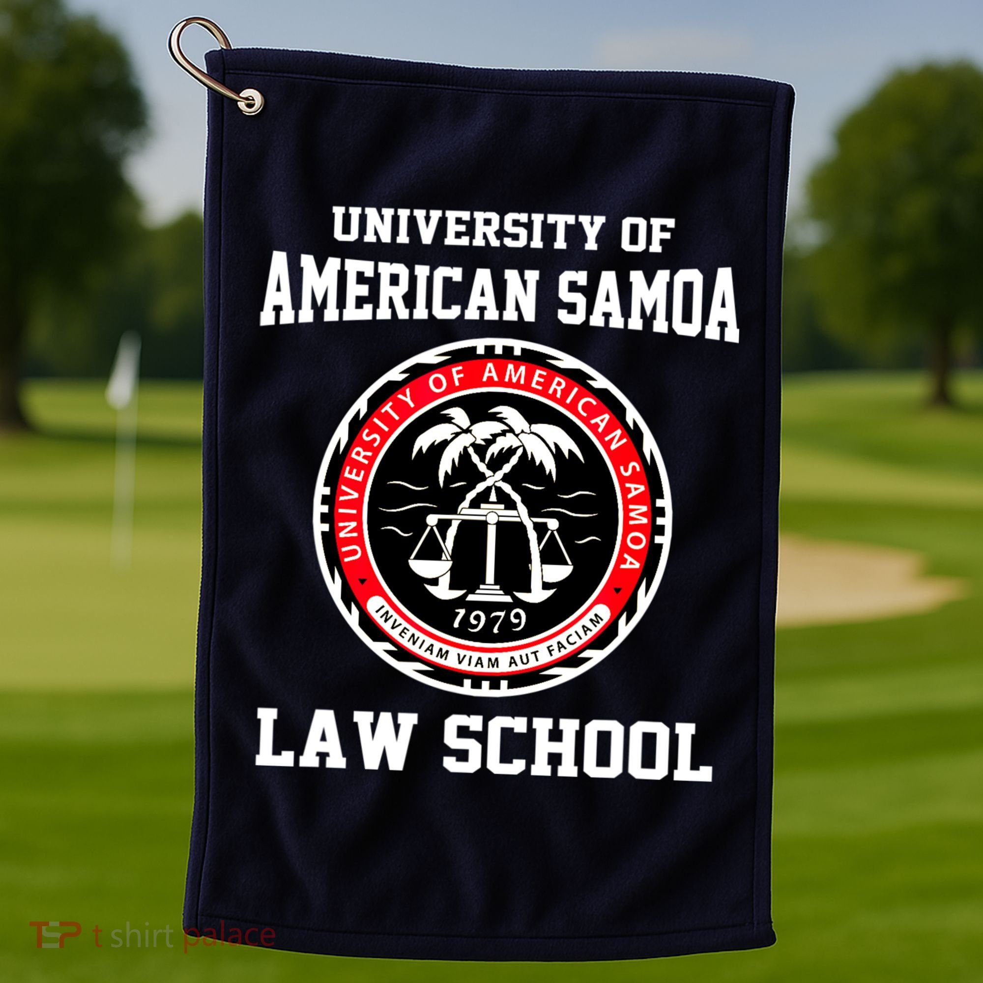 University Of American Samoa Law School Apparel Golf Towel
