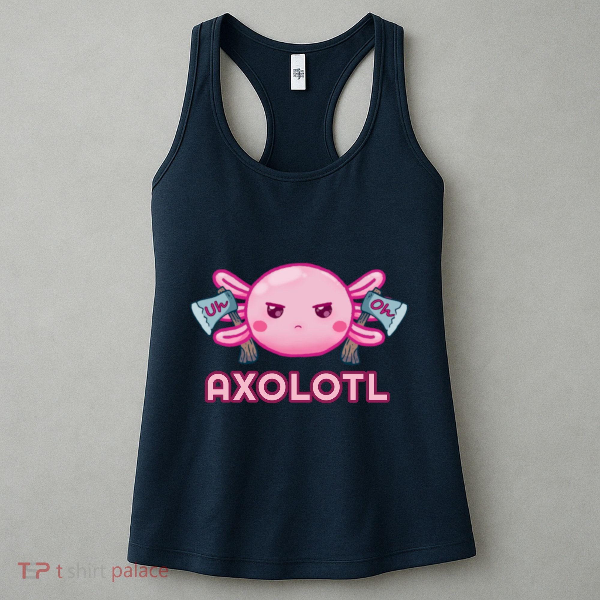 Uh Oh Axolotl Women's Tank Top