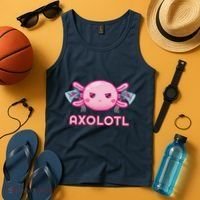 Uh Oh Axolotl Tank Top thumb 4