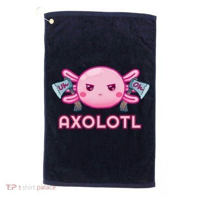 Uh Oh Axolotl Golf Towel