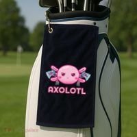 Uh Oh Axolotl Golf Towel thumb 2