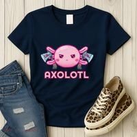 Uh Oh Axolotl Women's T-Shirt thumb 3