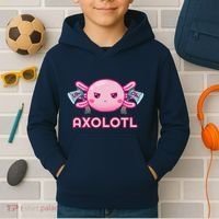 Uh Oh Axolotl Kids Hoodie thumb 2