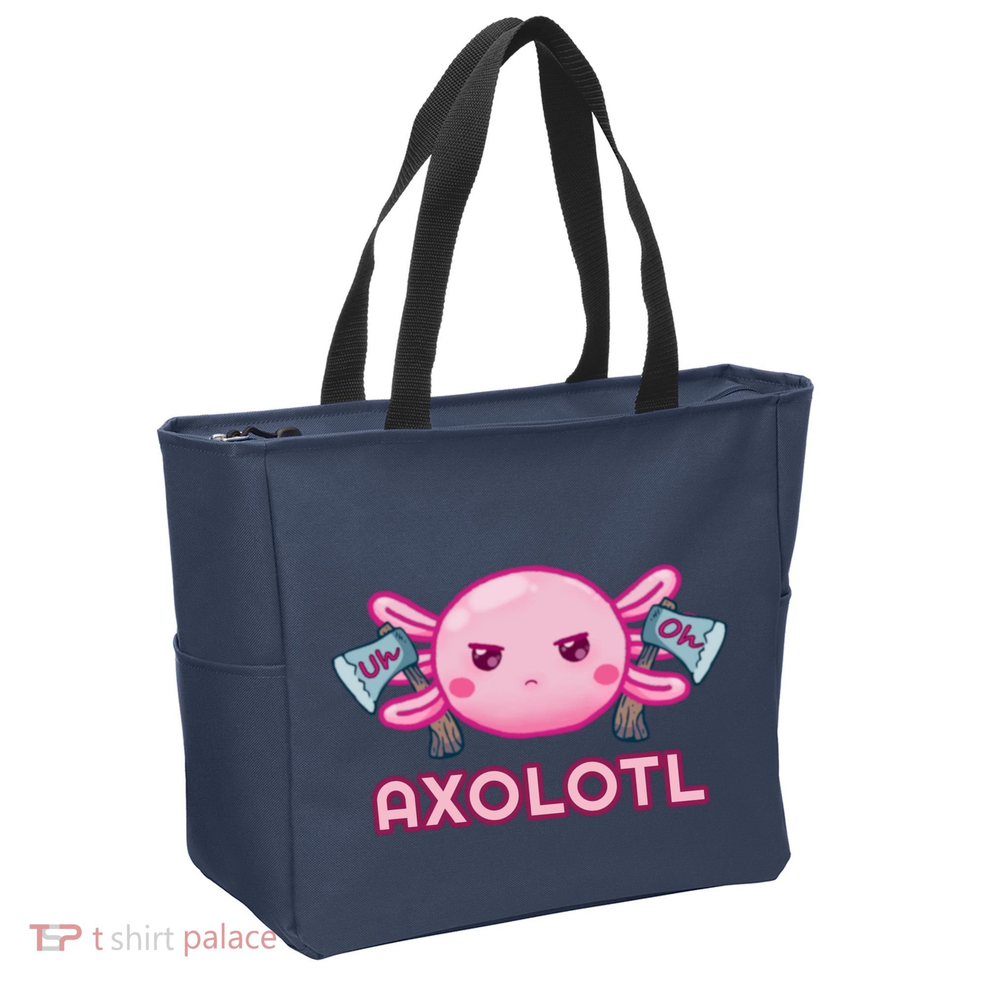 Uh Oh Axolotl Tote Bag