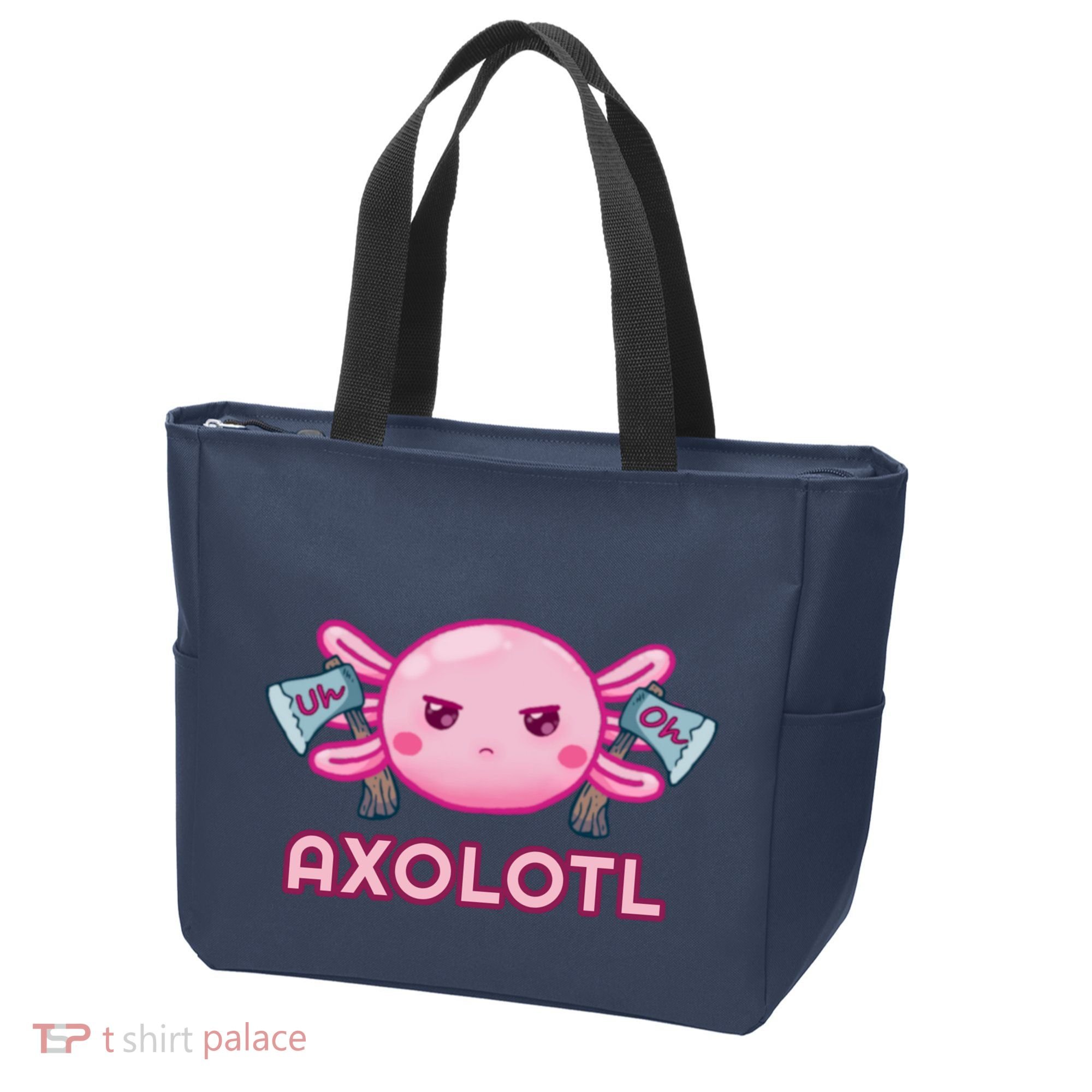 Uh Oh Axolotl Tote Bag