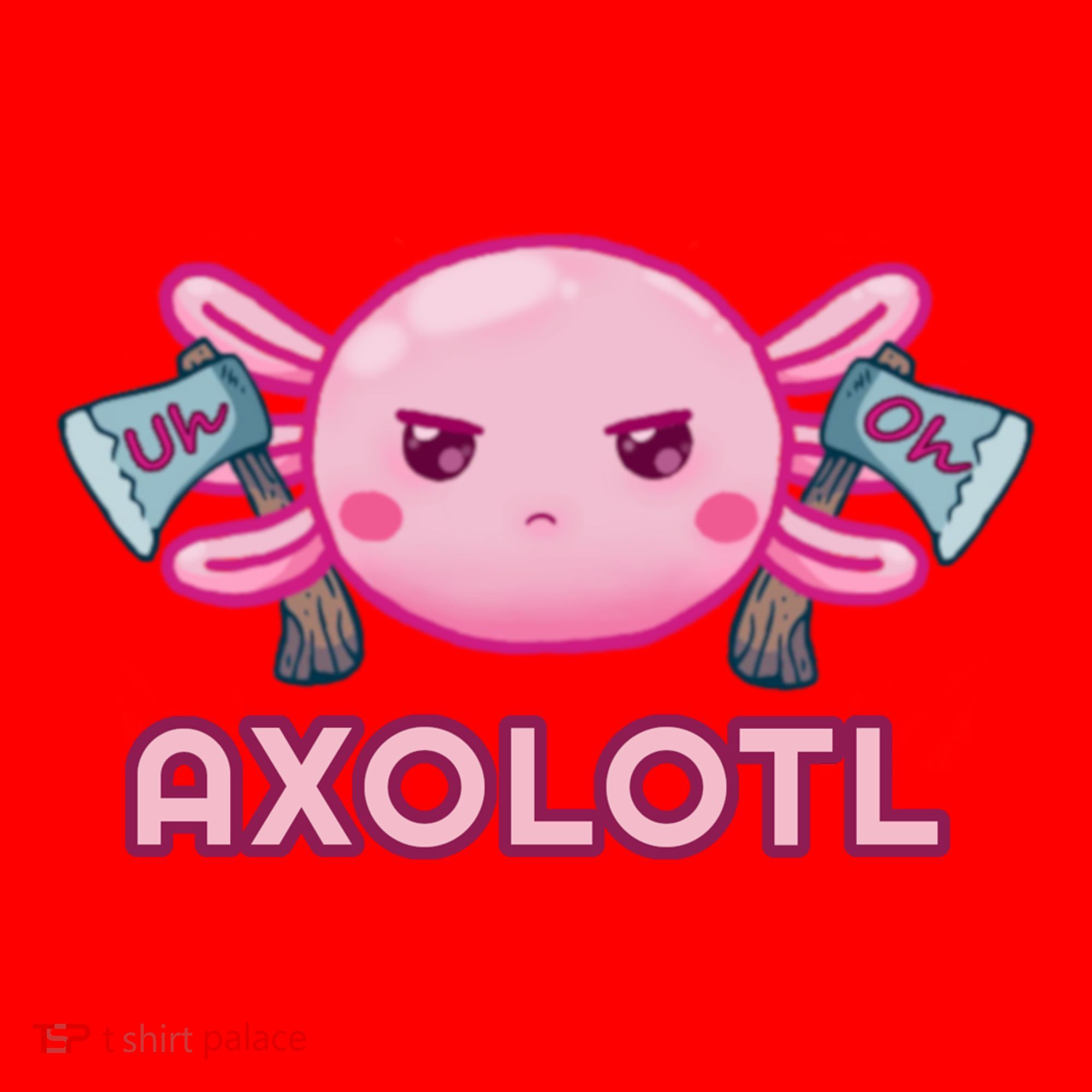 Uh Oh Axolotl Santa Hat