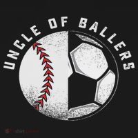 Uncle Of Ballers Nephew Baseball Niece Soccer Player Team Mousepad thumb 1
