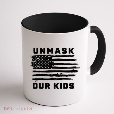 Unmask Our Kids Coffee Mug back