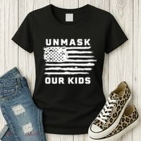 Unmask Our Kids Women's T-Shirt thumb 3