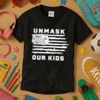 Unmask Our Kids Kids T-Shirt thumb 3