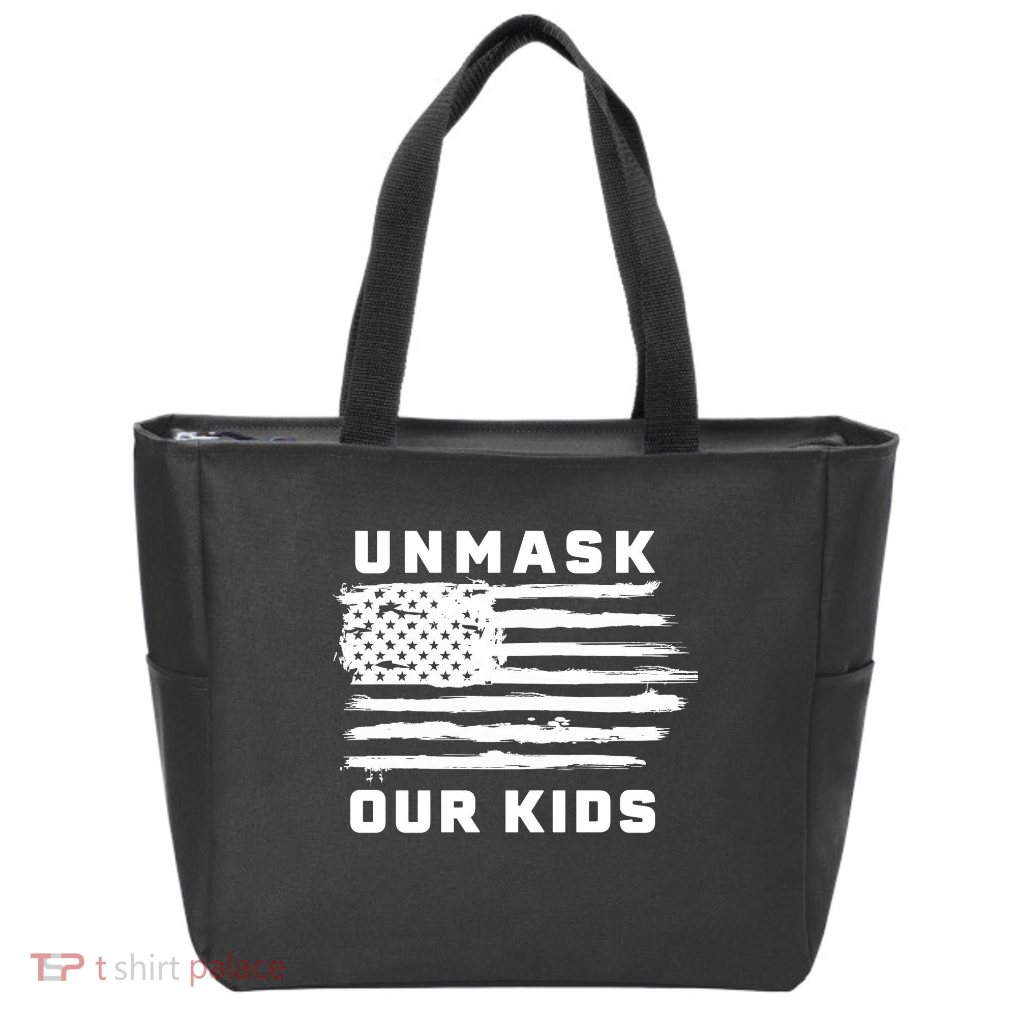 Unmask Our Kids Tote Bag