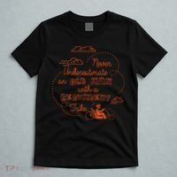 Underestimate Old Man Recumbent Trike Bike Bicycle Gift T-Shirt thumb 5