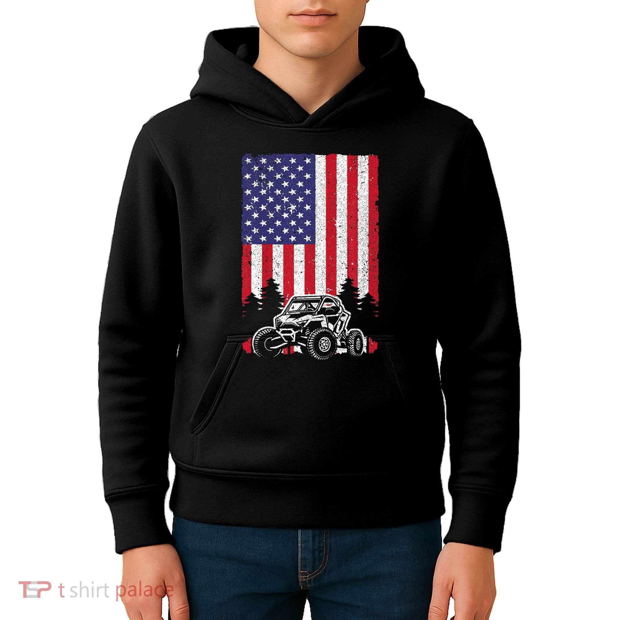 Utv Off Road Sidebyside Kids Hoodie