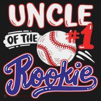 Uncle Of Rookie 1st Baseball Birthday Party Theme Matching T-Shirt thumb 7