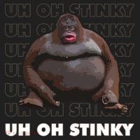 Uh Oh Stinky Poop Meme Funny Monkey Beanie thumb 2