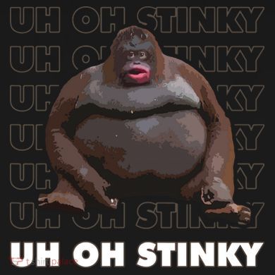 Uh Oh Stinky Poop Meme Funny Monkey Toddler Hoodie