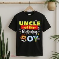 Uncle Of The Birthday Boy Toy Familly Matching Story T-Shirt thumb 2