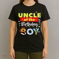 Uncle Of The Birthday Boy Toy Familly Matching Story T-Shirt thumb 4