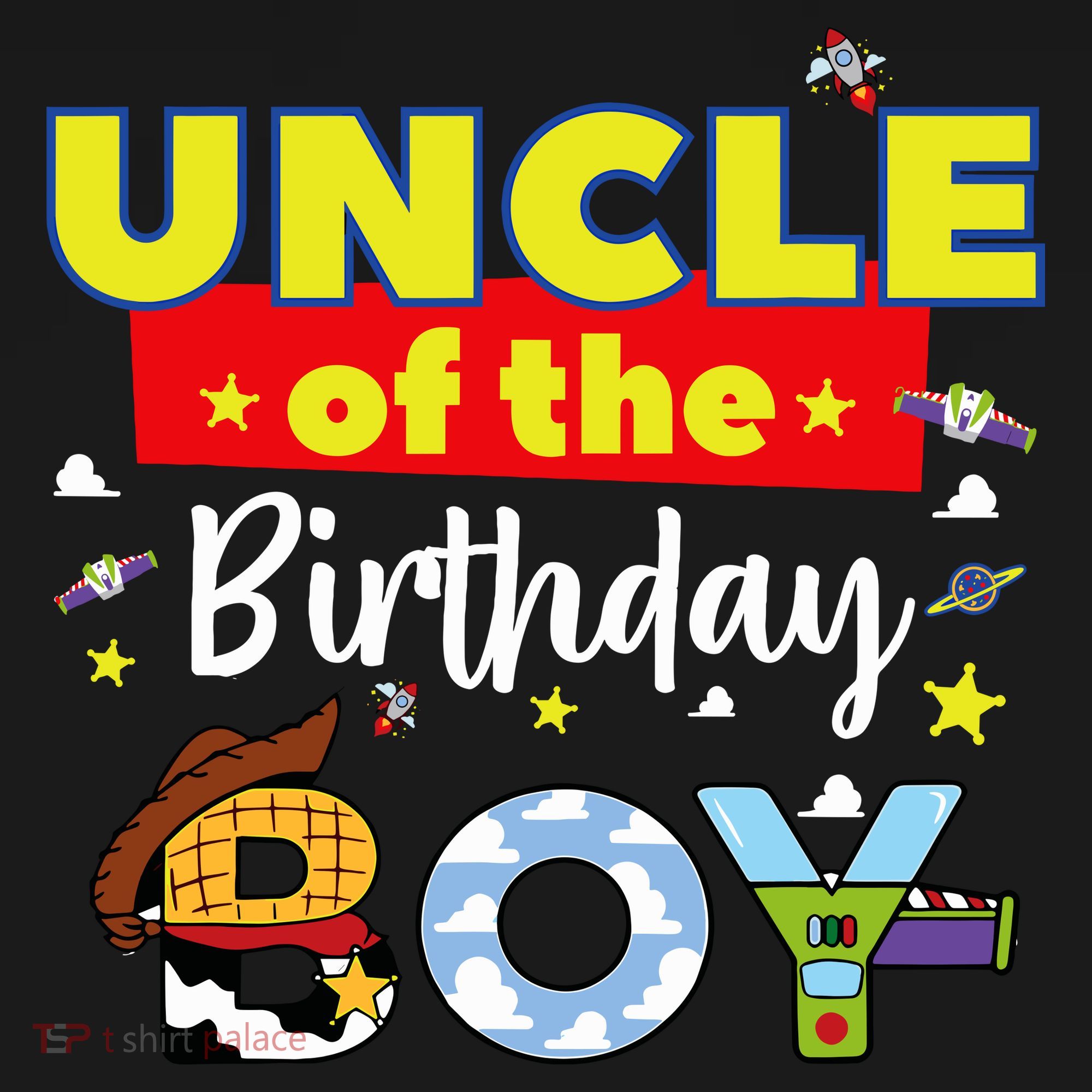 Uncle Of The Birthday Boy Toy Familly Matching Story Women's Tank Top