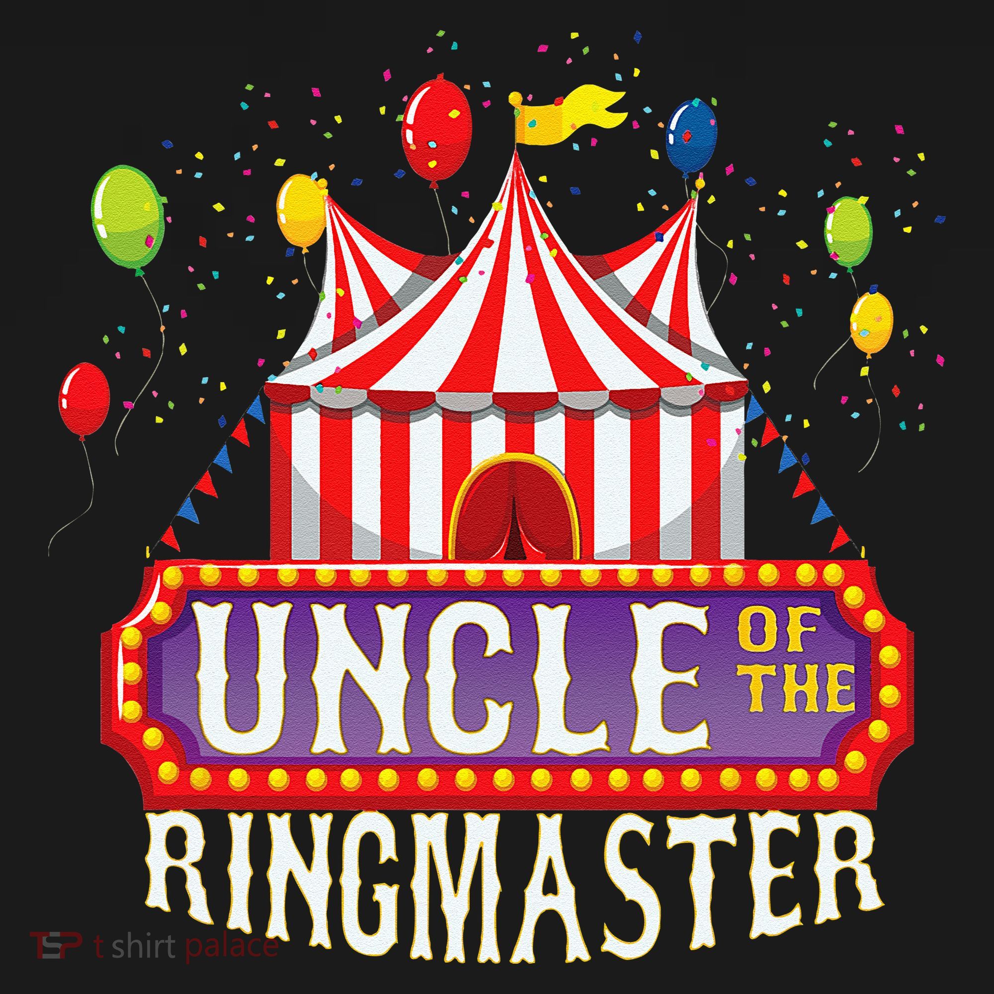 Uncle Of The Birthday Ringmaster Kids Circus Party Sweatshirt