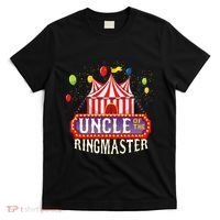 Uncle Of The Birthday Ringmaster Kids Circus Party T-Shirt thumb 0