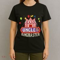 Uncle Of The Birthday Ringmaster Kids Circus Party T-Shirt thumb 4