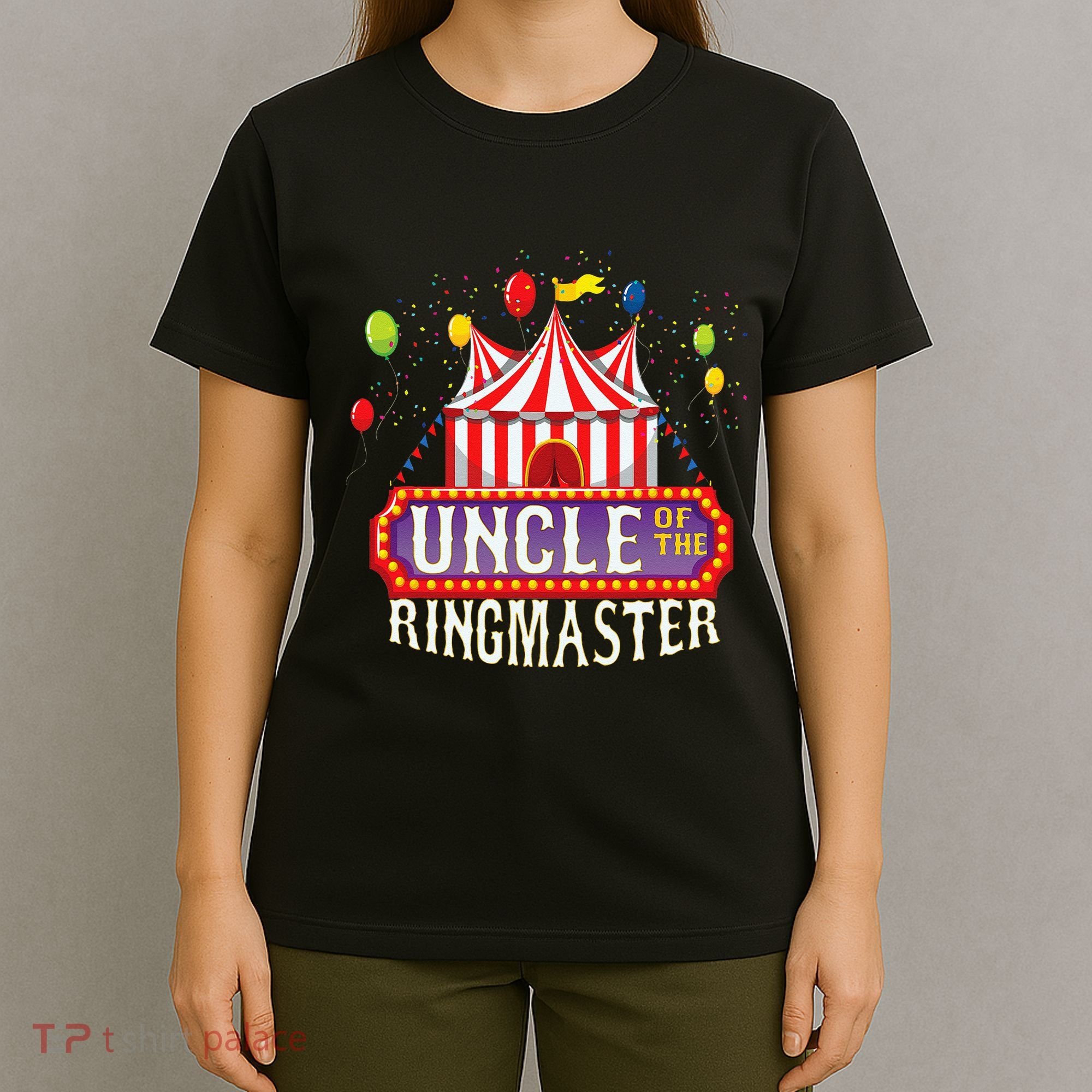 Uncle Of The Birthday Ringmaster Kids Circus Party T-Shirt