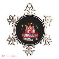 Uncle Of The Birthday Ringmaster Kids Circus Party Ornament thumb 0