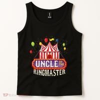 Uncle Of The Birthday Ringmaster Kids Circus Party Tank Top thumb 2