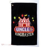 Uncle Of The Birthday Ringmaster Kids Circus Party Golf Towel thumb 0