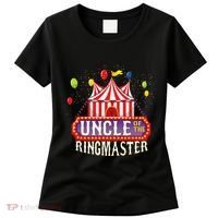 Uncle Of The Birthday Ringmaster Kids Circus Party Women's T-Shirt thumb 0