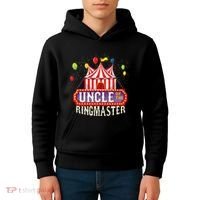 Uncle Of The Birthday Ringmaster Kids Circus Party Kids Hoodie thumb 4