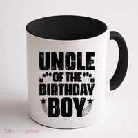 Uncle Of The Birthday Boy Celebration Coffee Mug thumb 1