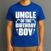 Uncle Of The Birthday Boy Celebration T-Shirt thumb 3