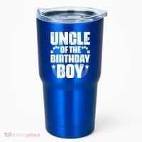 Uncle Of The Birthday Boy Celebration Tumbler thumb 0