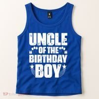 Uncle Of The Birthday Boy Celebration Tank Top thumb 2