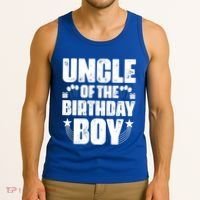 Uncle Of The Birthday Boy Celebration Tank Top thumb 3