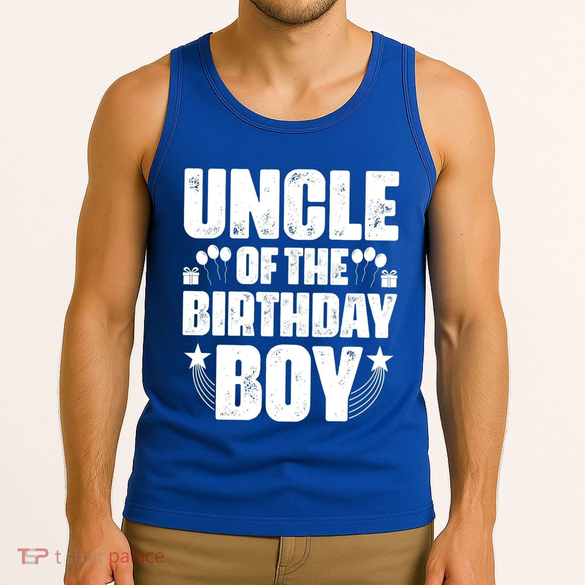 Uncle Of The Birthday Boy Celebration Tank Top