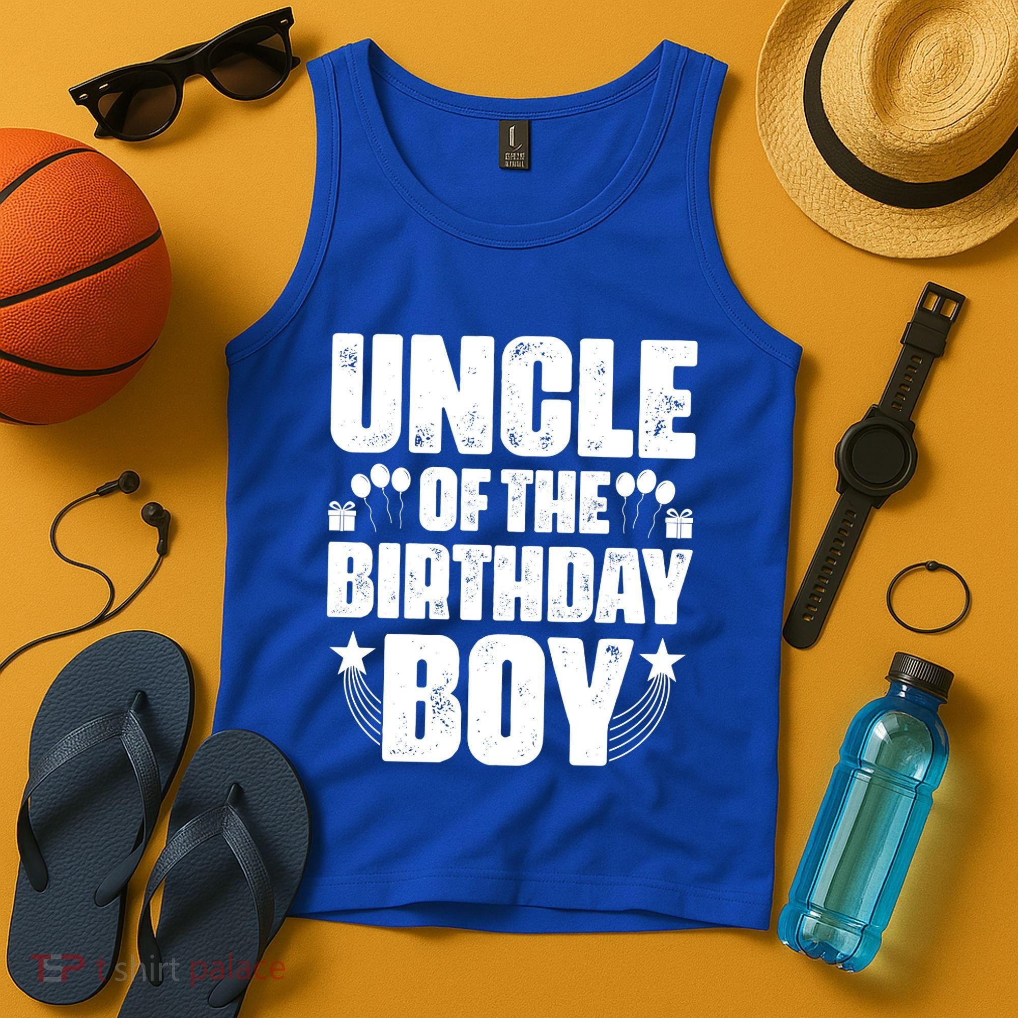 Uncle Of The Birthday Boy Celebration Tank Top