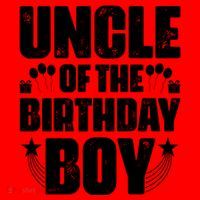 Uncle Of The Birthday Boy Celebration Santa Hat thumb 1