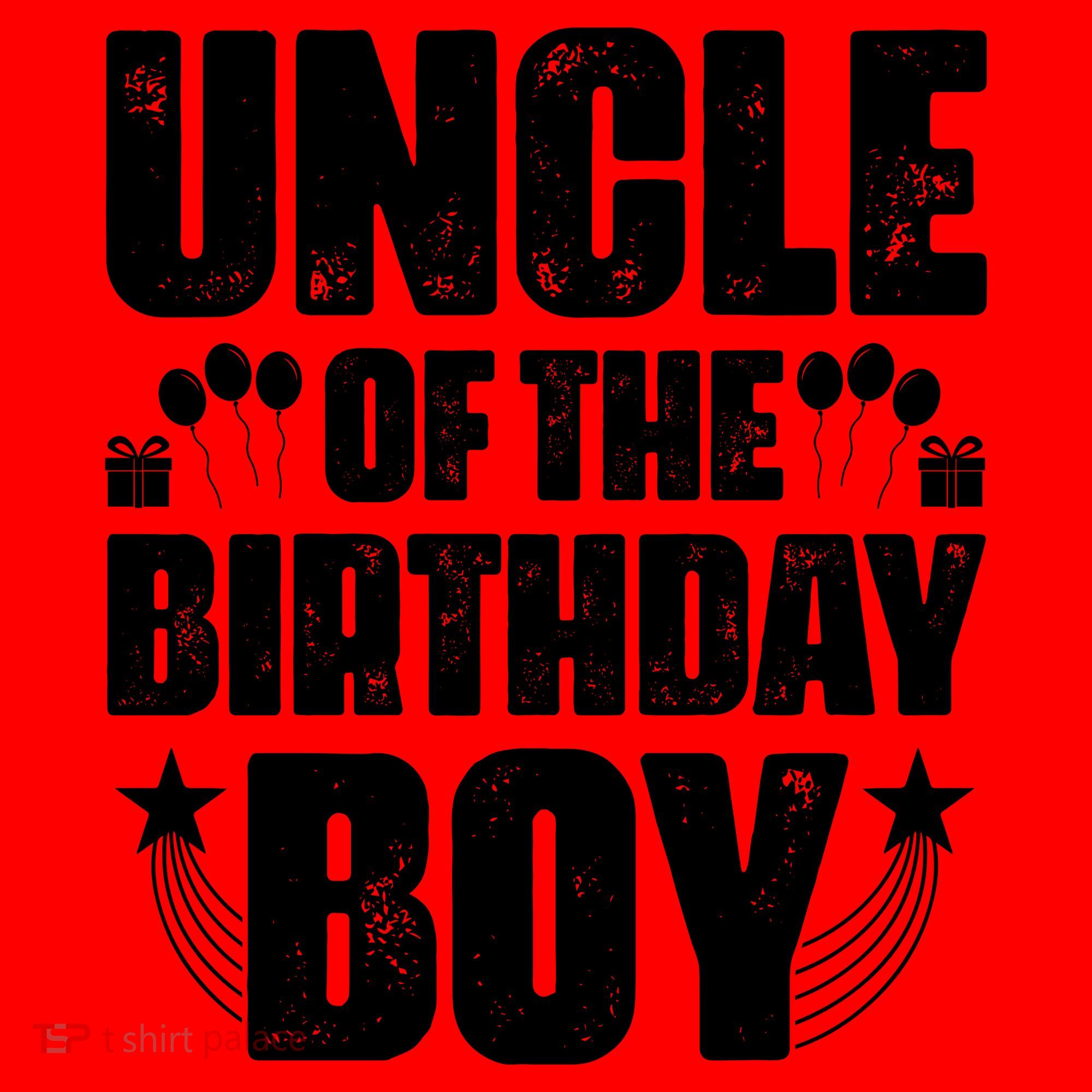 Uncle Of The Birthday Boy Celebration Santa Hat