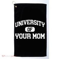 University Of Your Mom Golf Towel thumb 0