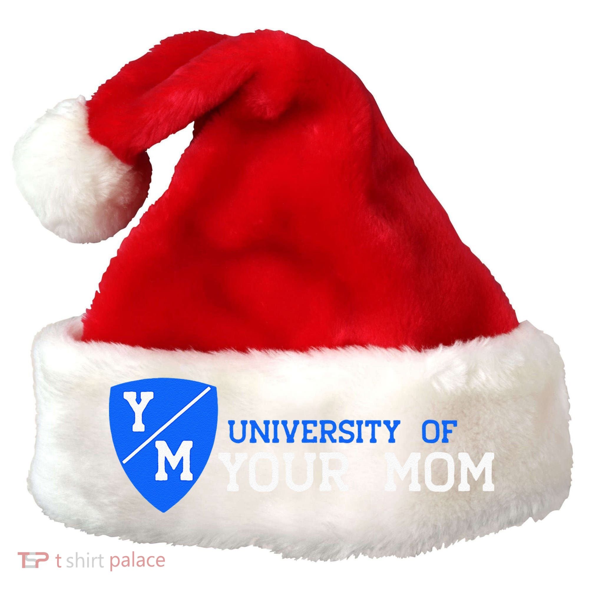 University Of Your Mom  Santa Hat