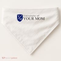 University Of Your Mom USA-Made Doggie Bandana thumb 0