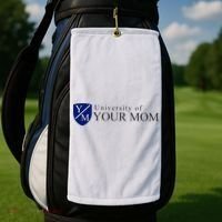 University Of Your Mom Golf Towel thumb 2